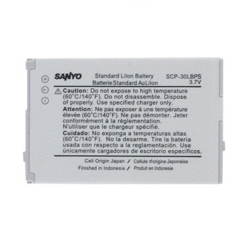 OEM Battery SCP 30LBPS Original Sanyo 3800 Katana LX  